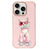 NIMMY GLASSES COOL CAT maskica za iPhone 16 Pro pink | shoptok.hr