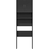 vidaXL Ormar za perilicu rublja crni 64x24x190 cm izrađeno drvo | shoptok.hr