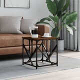 vidaXL Stolić za kavu boja hrasta 45 x 45 x 47 5 cm konstruirano drvo Cijene