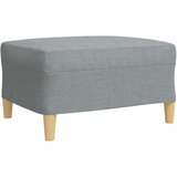  4-dijelni set sofa s tabureom svjetlosivi od tkanine | Eponuda.com