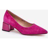 VINCEZA Suede Smooth Court Shoes With Pointed Toes | ePonuda.com