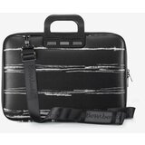  torba bombata medio black&white 13"/Crna cene