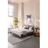 Bonami Selection Sivi tapecirani bračni krevet s madracem/letvičastim okvirom 180x200 cm Noira Slim - | shoptok.hr