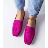 Gemre Pink eco-suede loafers Meilleur | Shoptok.si