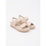 GOODIN Light beige women's Velcro sandals | Shoptok.si