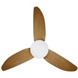  Brilagi-LED prigušiva stropni ventilator sa LED osvetljenjem/30W/230V 3000-6500K crna/smeđa + daljinski upravljač | Eponuda.com
