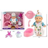  Lutka Cute Baby – Realističen dojenček z dodatki za igro Modra | Shoptok.si
