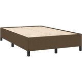  box spring s madracem tamnosmeđi 120 x 190 cm od tkanine | shoptok.hr