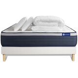 ACTISOM Celoten paket za posteljo - Vzmetnica 200x200 cm + Vzmetnica z letvami (komplet) + 2 vzglavnika + Prevleka - Actimemo Max, (21614013) Cene