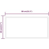  LED kupaonsko ogledalo 40x80 cm | shoptok.hr