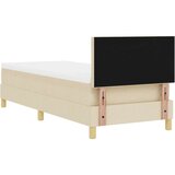 vidaXL Krevet s podnicom s madracem krem 80x200 cm tkanina | shoptok.hr
