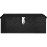  Kutija za pohranu crna 80 x 39 x 30 cm aluminijska | shoptok.hr