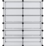  Stalak za cipele prozirni 94,5 x 36,5 x 106 cm PP | Eponuda.ba