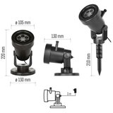  LED Božićni spoljašnji projektor LED/3,6W/230V IP44 višebojni | Eponuda.com