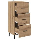 vidaXL Strani šal artisan hrast 34 x 34.5 x 90 cm Konstruiran les | Shoptok.si