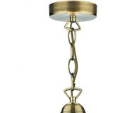  Där Lighting ARD866 -luster na lancu ARDECHE 1xE27/60W/230V mesing/zadimljeno braon | Eponuda.com