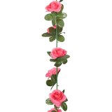  Božićni cvjetni vijenci 6 kom crveni i ružičasti 240 cm | shoptok.hr