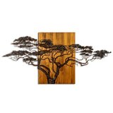 Wallity acacia tree - 329-A multicolor decorative wooden wall accessory | Eponuda.com