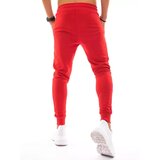 DStreet Spodnie męskie dresowe czerwone | shoptok.hr