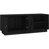 TV ormarić crni 105 x 34 x 40 cm od masivne borovine | Eponuda.ba