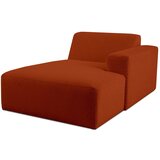 Scandic Opečnato oranžen modul za sedežno garnituro iz tkanine bouclé (desni kot) Roxy – | Shoptok.si