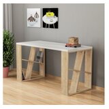 Hanah home honey - white, oak whiteoak study desk | Eponuda.ba