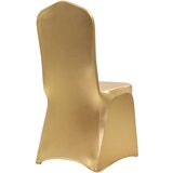 Maison Chic Prevleka za zunanjo pohištvo - Prevleke za stol raztegljive 6 kosov zlate barve, (21795376) | Shoptok.si