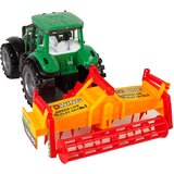 Green Tractor with Orange Cultivator for Kids | shoptok.hr