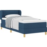  Postelja s vzmetnico Modra 90x200 cm Tkanina, (22051935) | Shoptok.si
