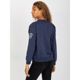 RUE PARIS Sweatshirt-RV-BL-8225.88-navy blue | Shoptok.si