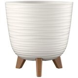  GARDINO-SAKSIJA SA NOGARIMA FINESA 20 CM BELA | Eponuda.com