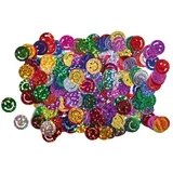 Crafty ruby, kraft konfete, smajli, 15 x 15mm, 14g ( 137046 )