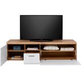 Mömax tv-element auris, bela, barva hrasta | Shoptok.si