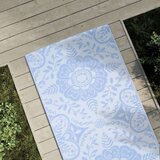 Vanjski tepih svjetloplavi 80x250 cm PP | shoptok.hr