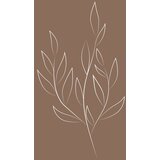 Venture Home poster Drawed Leaf 30 × 40 cm, smeđi | shoptok.hr