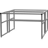 bedrunka hirth aluminijasta delovna miza workalu®, dvostranski osnovni okvir, aluminij, 4 noge, šxv 700 x 850 mm Cene