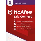  mcafee safe connect 5 devices 1 year mcafee key global Cene