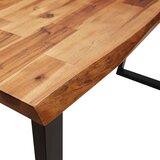  Konzolni stol sa živim rubom 140x40x80 cm masivno drvo bagrema | Eponuda.com