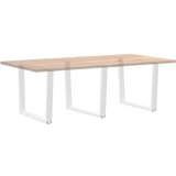  Noge za blagovaonski stol V-oblik 3 kom Bijele 100 x (72-73,3) cm Čelik | Eponuda.com