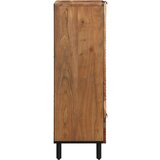  Visoka omara 60x33x100 cm Trden akacijev les | Shoptok.si