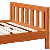  Dječji krevet bez madraca voštano smeđi 75 x 190 cm od borovine | shoptok.hr