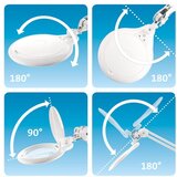 Extol LED prigušiva stona lampa sa lupom LED/10W/230V bela | Eponuda.com