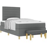 Krevet s opruga kutije Tamno siva 190 x 120 cm tkanina | shoptok.hr