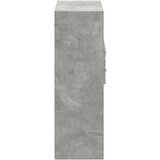  Visoka komoda siva boja betona 80x42 5x124 cm konstruirano drvo | shoptok.hr