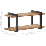 TV ormarić 90 x 40 x 40 cm od masivnog obnovljenog drva | shoptok.hr