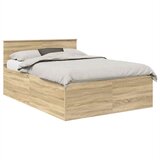  Krevetna konstrukcija s uzglavljem Sonoma hrast 150 x 200 cm | Eponuda.com
