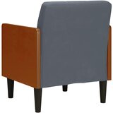 SOFA s naslonima za ruke tamno siva 55 cm baršunasta | Eponuda.com