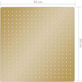  Glava za tuš od nehrđajućeg čelika 50 x 50 cm četvrtasta zlatna | shoptok.hr