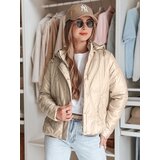 DStreet Kurtka damska przejściowa pikowana MARISSIA beżowa | shoptok.hr