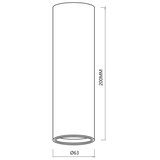 SPOT svetiljka GENESIS 1xGU10/8W/230V 20 cm crna | Eponuda.com